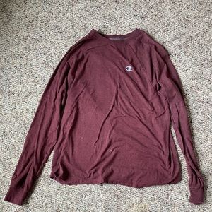 Red champion long sleeve